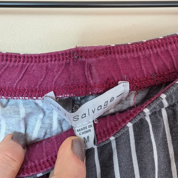 PJ Salvage Striped Lounge Pant size medium - Picture 3 of 4